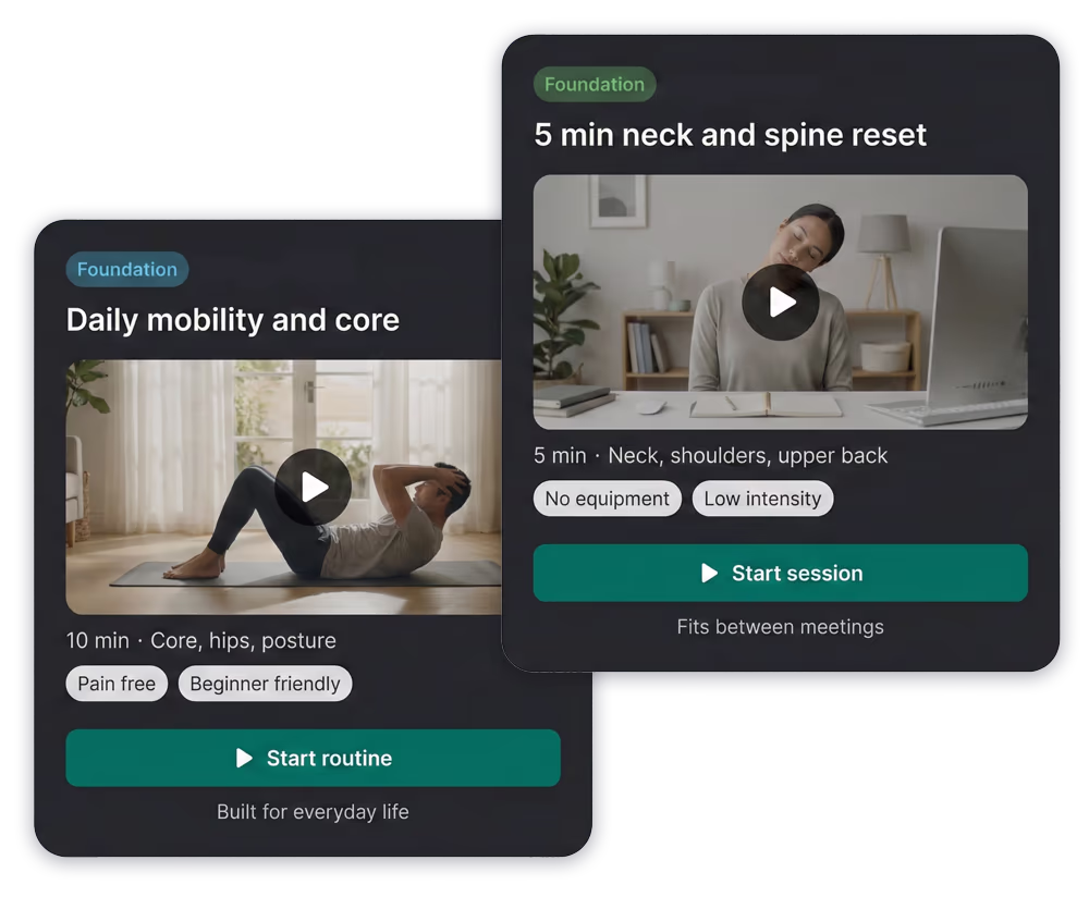 Mobility · Core · Everyday Strength
